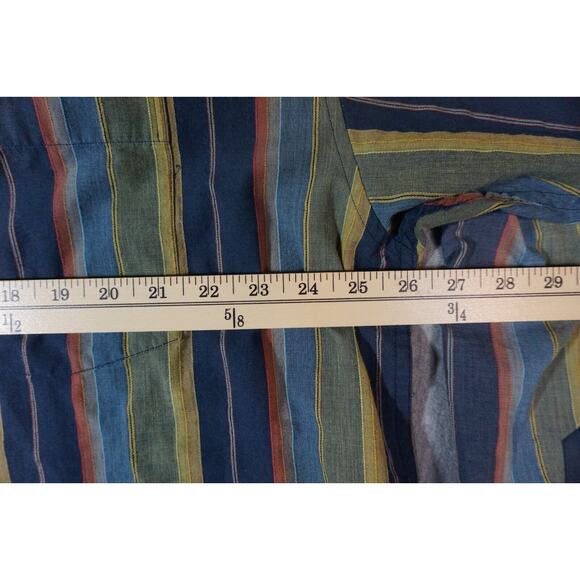 BAM Jeans Mens striped button up shirt Sz 2XL - Picture 5 of 6